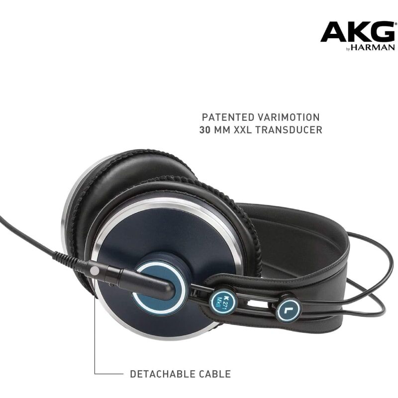 AKG K271 MKII Professional Closed-Back Studio Headphones - Image 6