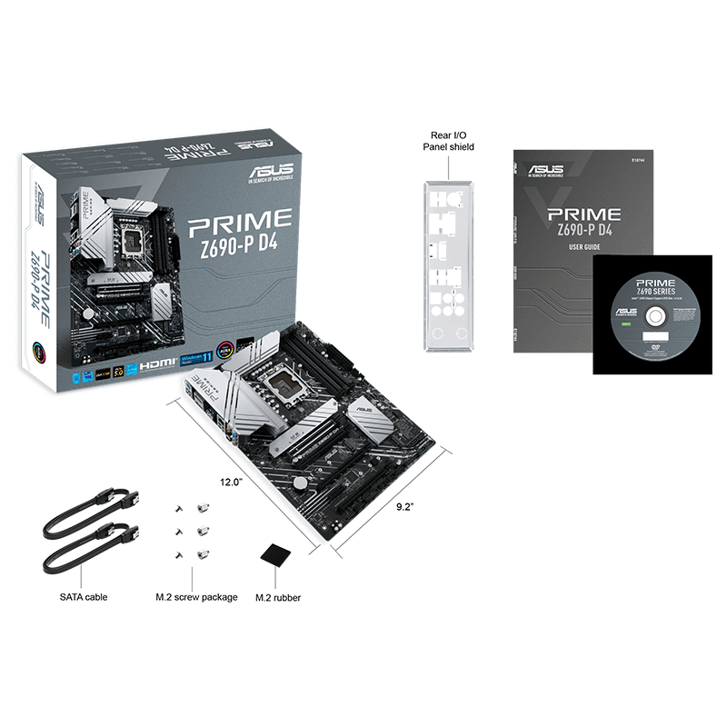 ASUS PRIME Z690-P D4 Motherboard