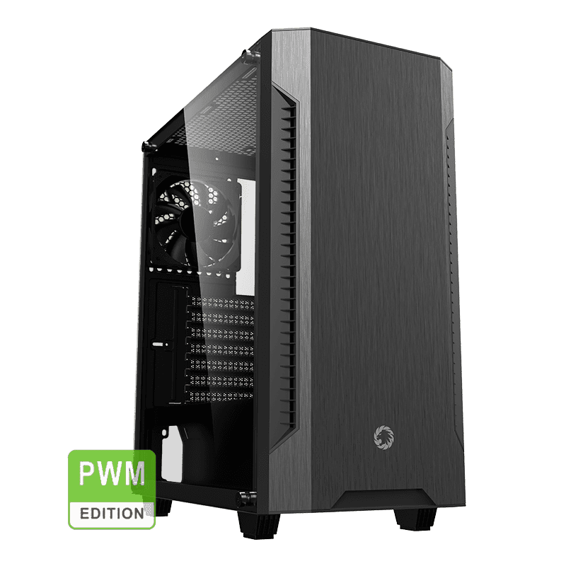 GameMax Fortress TG Gaming Case with 3 Fans