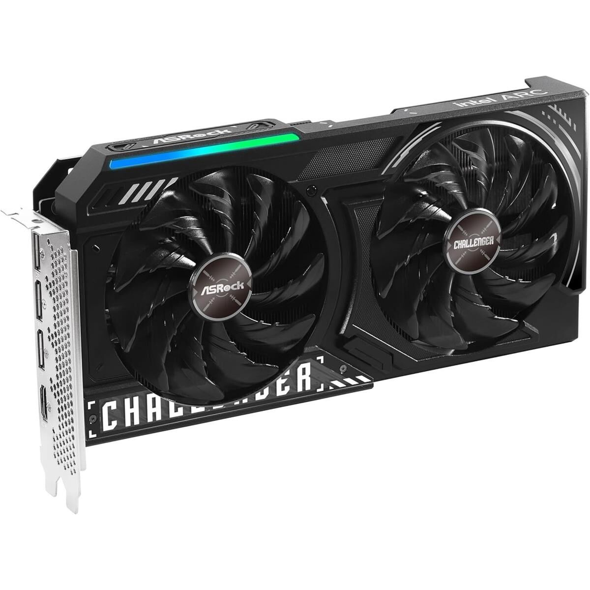 ASRock Intel Arc B580 Challenger 12GB OC GDDR6 19 Gbps 192 Bits 2740 MHz 650W 7680 x 4320 Dual Fan Graphics Card - Image 2