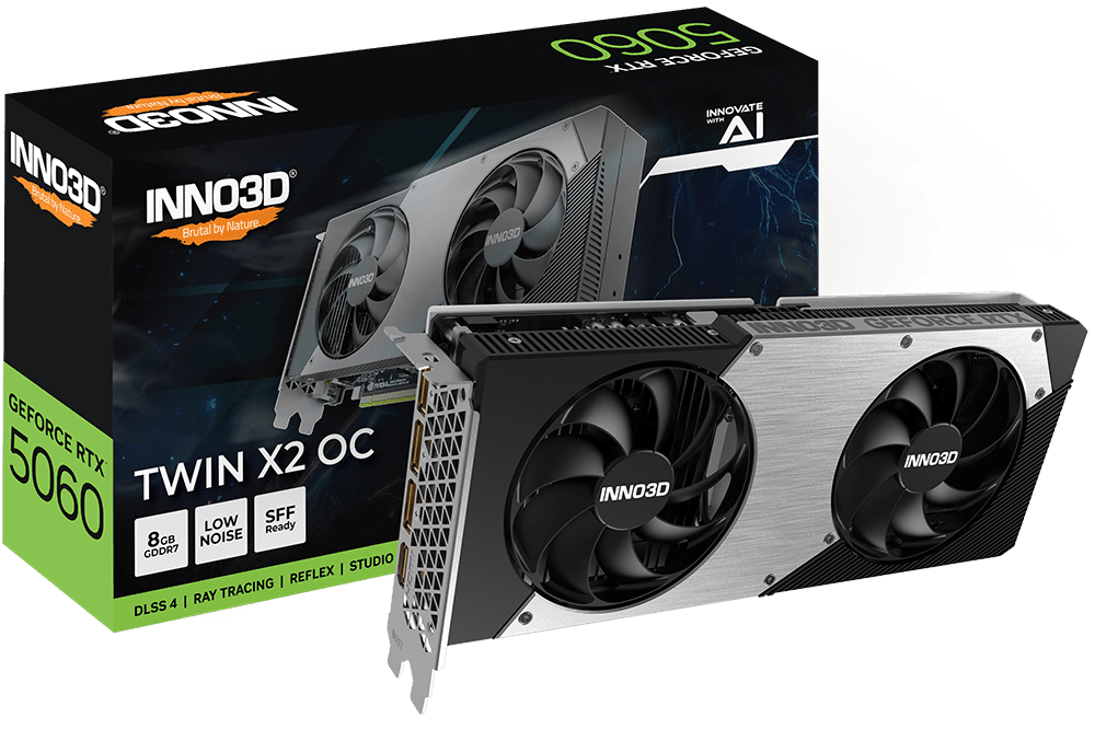 INNO3D GeForce RTX™ 5060 TWIN X2 OC