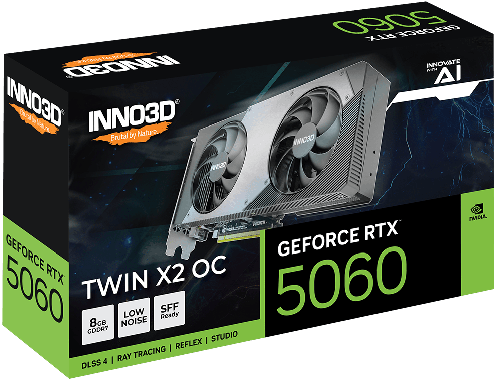 INNO3D GeForce RTX™ 5060 8GB TWIN X2 OC - Image 3
