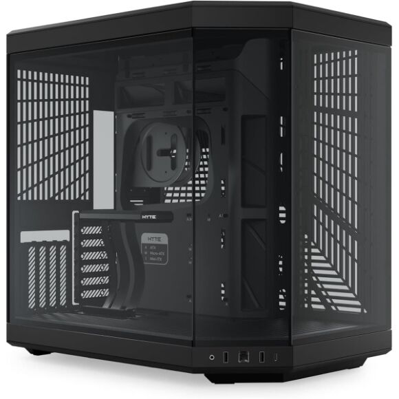 HYTE Y70 Modern Aesthetic Dual Chamber Mid-Tower ATX Case Black