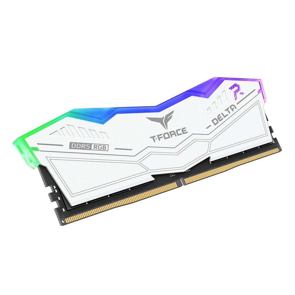 Team Group 64GB T-FORCE DELTA RGB DDR5 6400 MHz UDIMM Memory Kit (2 x 32GB, Black & White) - Image 9