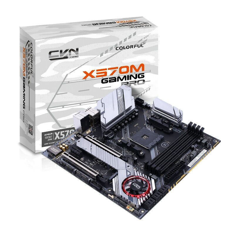 Colorful CVN X570M Gaming Pro V14 AMD AM4 Micro-ATX Gaming Motherboard