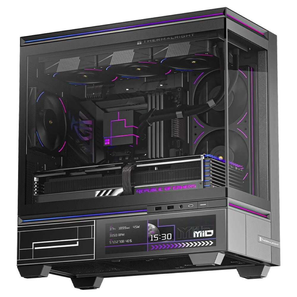Thermalright TL-M10 Mid-Tower Micro-ATX Gaming Case – Black